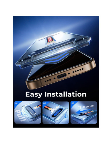 Protector de Pantalla Vidrio Templado MAGIC JOHN iPhone 16 Pro