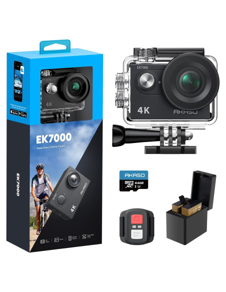 Cámara de acción AKASO EK7000 4K 20MP con control remoto Cámara de acción AKASO EK7000 4K 20MP con control remoto