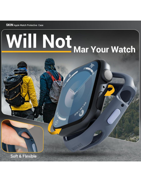 Funda Protectora MAGEASY para Apple Watch 41mm - Silicona Luz de Estrella Funda Protectora MAGEASY para Apple Watch 41mm - Silicona Luz de Estrella
