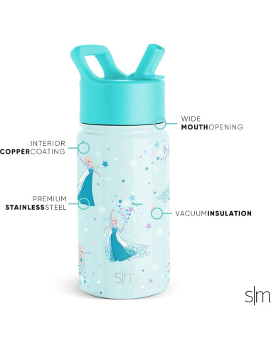 Botella de Agua Simple Modern Disney Frozen Elsa 396ml