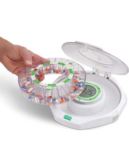 Dispensador Automático de Pastillas Live Fine 28 Días LCD Dispensador Automático de Pastillas Live Fine 28 Días LCD