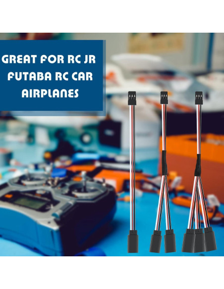 Conector Y 9 Piezas Eccliy 15 cm Macho a Hembra Servo Conector Y 9 Piezas Eccliy 15 cm Macho a Hembra Servo