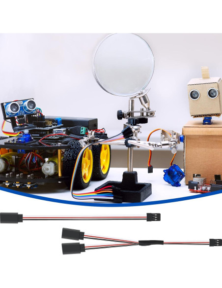 Conector Y 9 Piezas Eccliy 15 cm Macho a Hembra Servo Conector Y 9 Piezas Eccliy 15 cm Macho a Hembra Servo