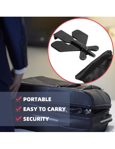Cerradura de Puerta Portátil IRONDIY - Seguridad y Privacidad