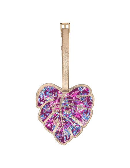 Etiqueta de Equipaje Lilly Pulitzer Cereza Amarena Cuero Vegano Etiqueta de Equipaje Lilly Pulitzer Cereza Amarena Cuero Vegano