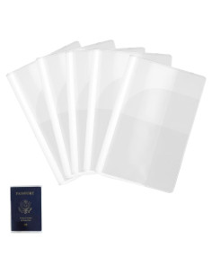 Paquete de 10 fundas de pasaporte impermeables HJZHII