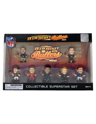 Conjunto TeenyMates 2021 Big Shot Baller NFL 7 Figuras