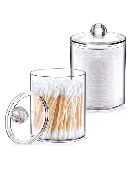Soporte para Qtip 2 Pack XIPENGKEJI 10 y 12 oz Transparente Soporte para Qtip 2 Pack XIPENGKEJI 10 y 12 oz Transparente
