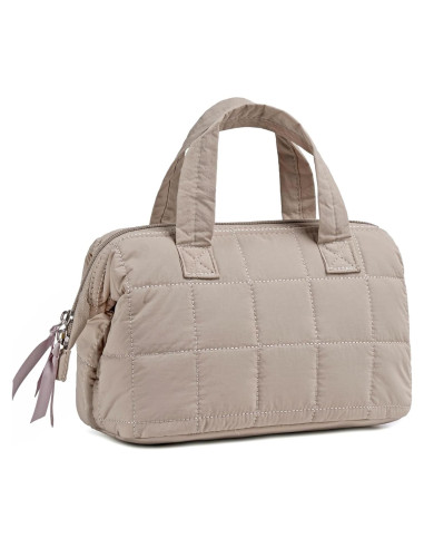 BTOOP Bolsa de Maquillaje Acolchada para Mujeres 30.5x22.9 cm
