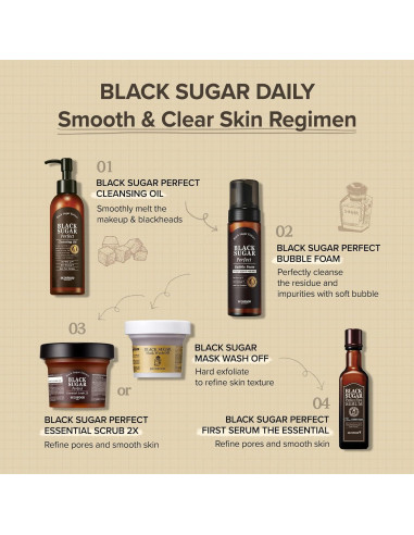 Exfoliante Mascarilla Azúcar Negra Skinfood 100g Piel Suave