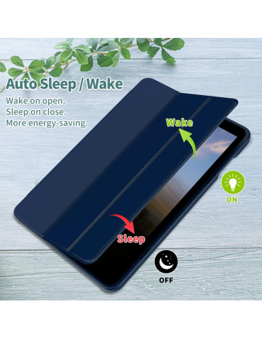 Funda para Tableta DJ&RPPQ Fire HD 8 y 8 Plus - Azul Marino
