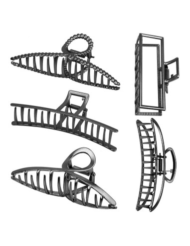 Garras de Metal Grandes ANBALA para Cabello Grueso - Clips Antideslizantes