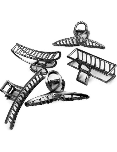 Garras de Metal Grandes ANBALA para Cabello Grueso - Clips Antideslizantes