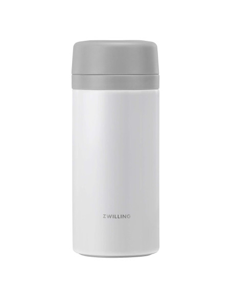 Botella Infusora de Té ZWILLING Thermo 420ml Plata-Blanco Botella Infusora de Té ZWILLING Thermo 420ml Plata-Blanco