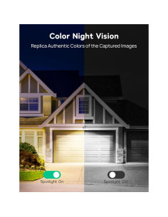 Cámara de Seguridad Winees M3 Pro 2K Wi-Fi con AI y Noche Color 2