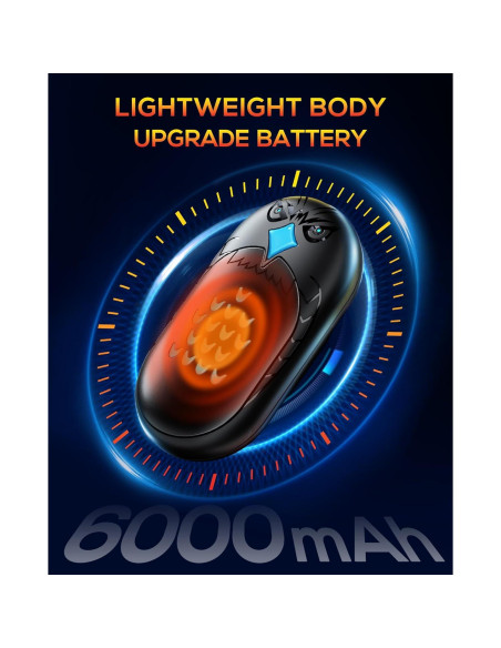 Calentadores de Manos Recargables GUKAUT AOY-718 6000mAh 20h