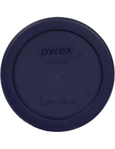 Tapas de Plástico Pyrex 7202-PC 1 Taza Azul Oscuro - Paquete de 6 2