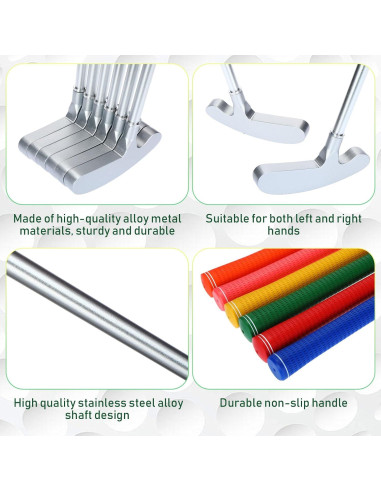 Putter de Golf Liliful 6 Pcs para Niños y Adultos 88,90 cm