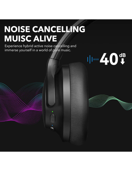 Auriculares 1Mii Y8 ANC Hi-Res 75H Plegables Inalámbricos Auriculares 1Mii Y8 ANC Hi-Res 75H Plegables Inalámbricos