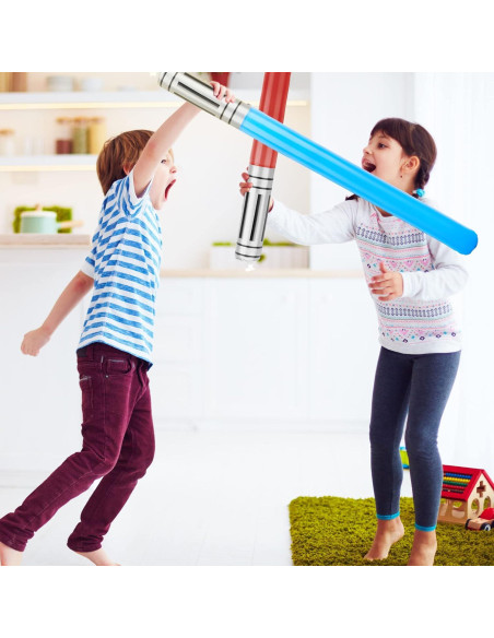 30 Piezas Sable de Luz Inflable Cotiny 100 cm 6 Colores 30 Piezas Sable de Luz Inflable Cotiny 100 cm 6 Colores