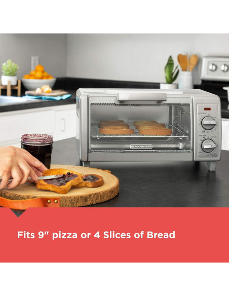 Horno Tostador BLACK+DECKER TO1785SG 4 Rebanadas Gris Horno Tostador BLACK+DECKER TO1785SG 4 Rebanadas Gris