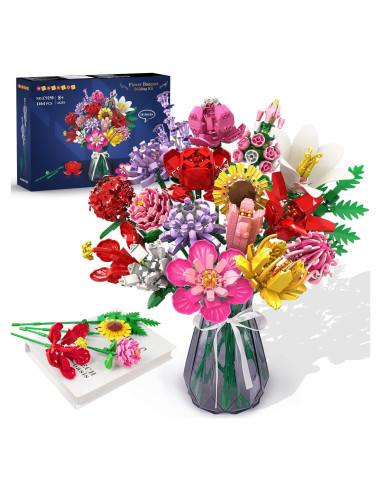 HOGOKIDS Set de Construcción Ramo de Flores 1413 Piezas