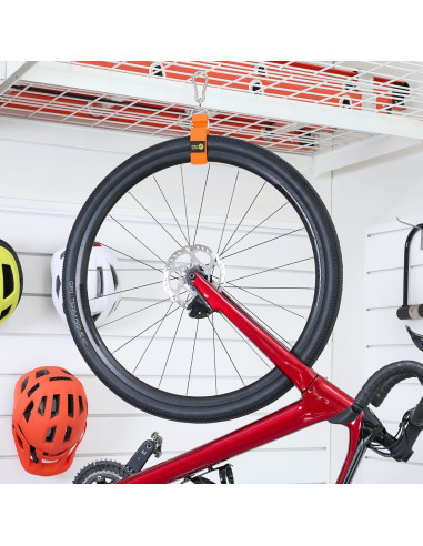 Correas de Almacenamiento Gancho 'n Colgar Wrap-It 45.7 cm Naranja