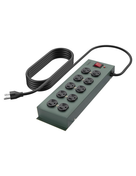 Protector de Sobretensión Belkin F9D1000-15 - 10 Salidas AC, 4.5m Protector de Sobretensión Belkin F9D1000-15 - 10 Salidas AC, 4.5m