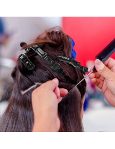 Clips para Cabello HH&LL - Dientes Anchos, Doble Bisagra, 10 Pzas 2
