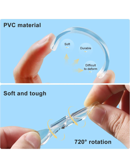 Detenedores de Puerta 30PCS FurniMate Silenciadores Transparentes Detenedores de Puerta 30PCS FurniMate Silenciadores Transparentes