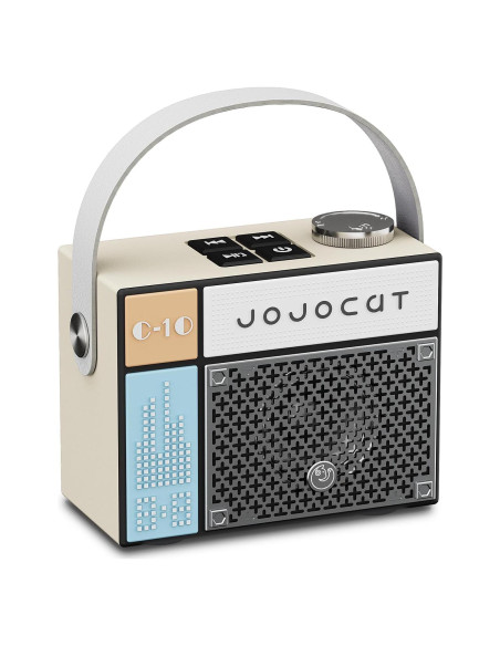 Altavoz Bluetooth Retro Heetipuk C10 Inalámbrico Beige Altavoz Bluetooth Retro Heetipuk C10 Inalámbrico Beige