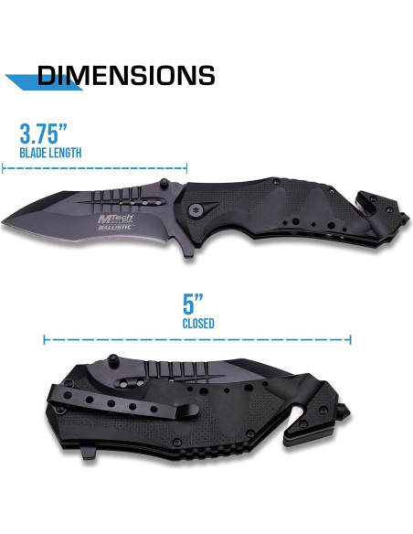 Cuchillo Plegable MTech USA MT-A845BK 9.53 cm Hoja Negra Cuchillo Plegable MTech USA MT-A845BK 9.53 cm Hoja Negra