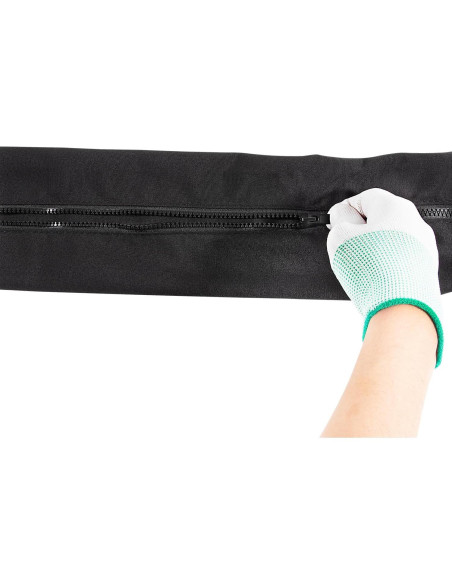 Manga de Rigging Negra Bonbo ZRS-1-DP 121.9 cm con Cremallera Manga de Rigging Negra Bonbo ZRS-1-DP 121.9 cm con Cremallera