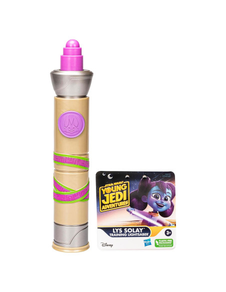 Sable de Entrenamiento Jedi Lys Solay Hasbro 26,67 cm Sable de Entrenamiento Jedi Lys Solay Hasbro 26,67 cm