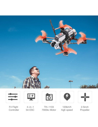 Dron de Carreras EMAX Tinyhawk II Freestyle 120km/h 81g