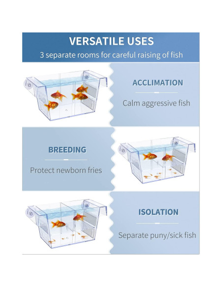 Caja de Cría Mediana Pawfly para Peces Bebé y Camarones Caja de Cría Mediana Pawfly para Peces Bebé y Camarones
