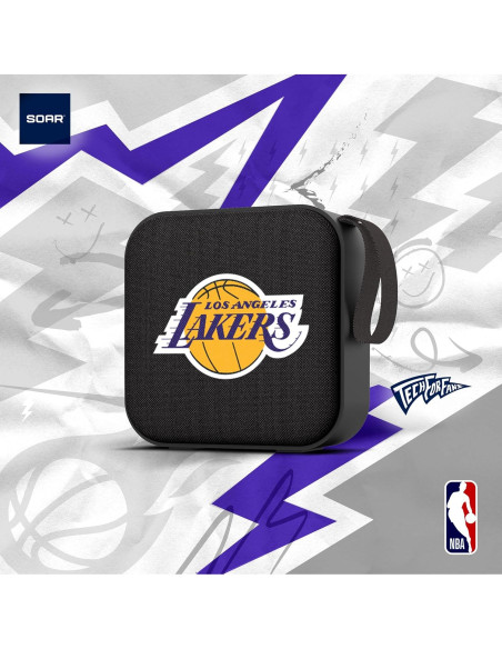 Altavoz Bluetooth SOAR NBA Mini Los Angeles Lakers Altavoz Bluetooth SOAR NBA Mini Los Angeles Lakers