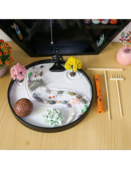 Kit Jardín Zen Meditación BangBangDa Mini Escritorio Kit Jardín Zen Meditación BangBangDa Mini Escritorio