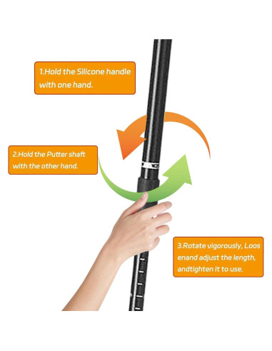 Putter de Golf Ajustable Peixiong Mini Bidireccional 53-91 cm