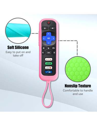 Funda de Silicona para Control Remoto Roku - 3 Colores