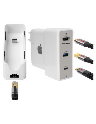 Estación de Acoplamiento 4 en 1 Purcopper para MacBook