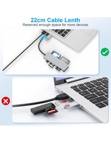Lector de tarjetas 5 en 1 Rytaki Pro CFast USB-C 3.0