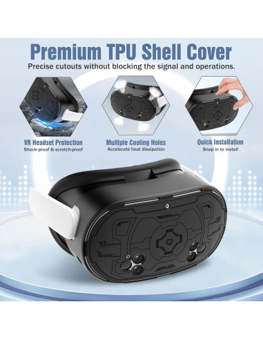Kit Protector 7 en 1 TiMOVO para Oculus Meta 3S - Accesorios VR