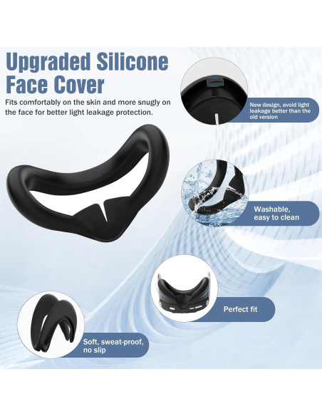 Kit Protector 7 en 1 TiMOVO para Oculus Meta 3S - Accesorios VR Kit Protector 7 en 1 TiMOVO para Oculus Meta 3S - Accesorios VR