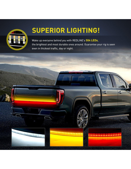 Barra de Luz LED Nilight TR-04 60" con 504 LEDs y Funciones Barra de Luz LED Nilight TR-04 60" con 504 LEDs y Funciones