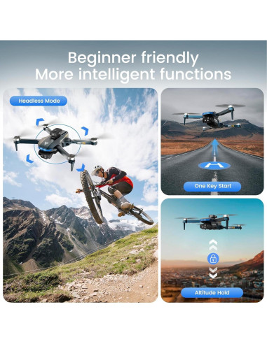 Drone TizzyToy MT002-pro 4K con Cámara Ajustable 90