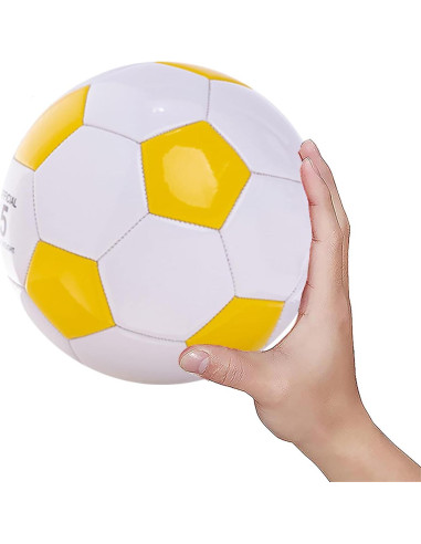 Balón de Fútbol SPDTECH Tamaño 2 Amarillo con Bomba