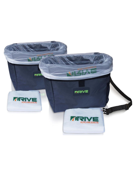 Cubo de Basura para Auto Drive - A Prueba de Fugas, 2 Piezas Cubo de Basura para Auto Drive - A Prueba de Fugas, 2 Piezas