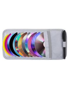 Soporte para CD de coche BOHUIZ - Organizador de visera gris
