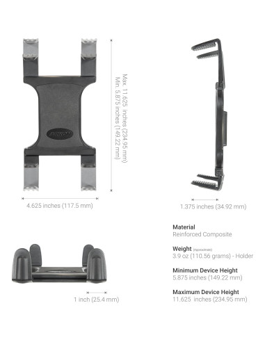 Soporte de Tablet para Asiento de Coche ARKON TAB192L28 28"